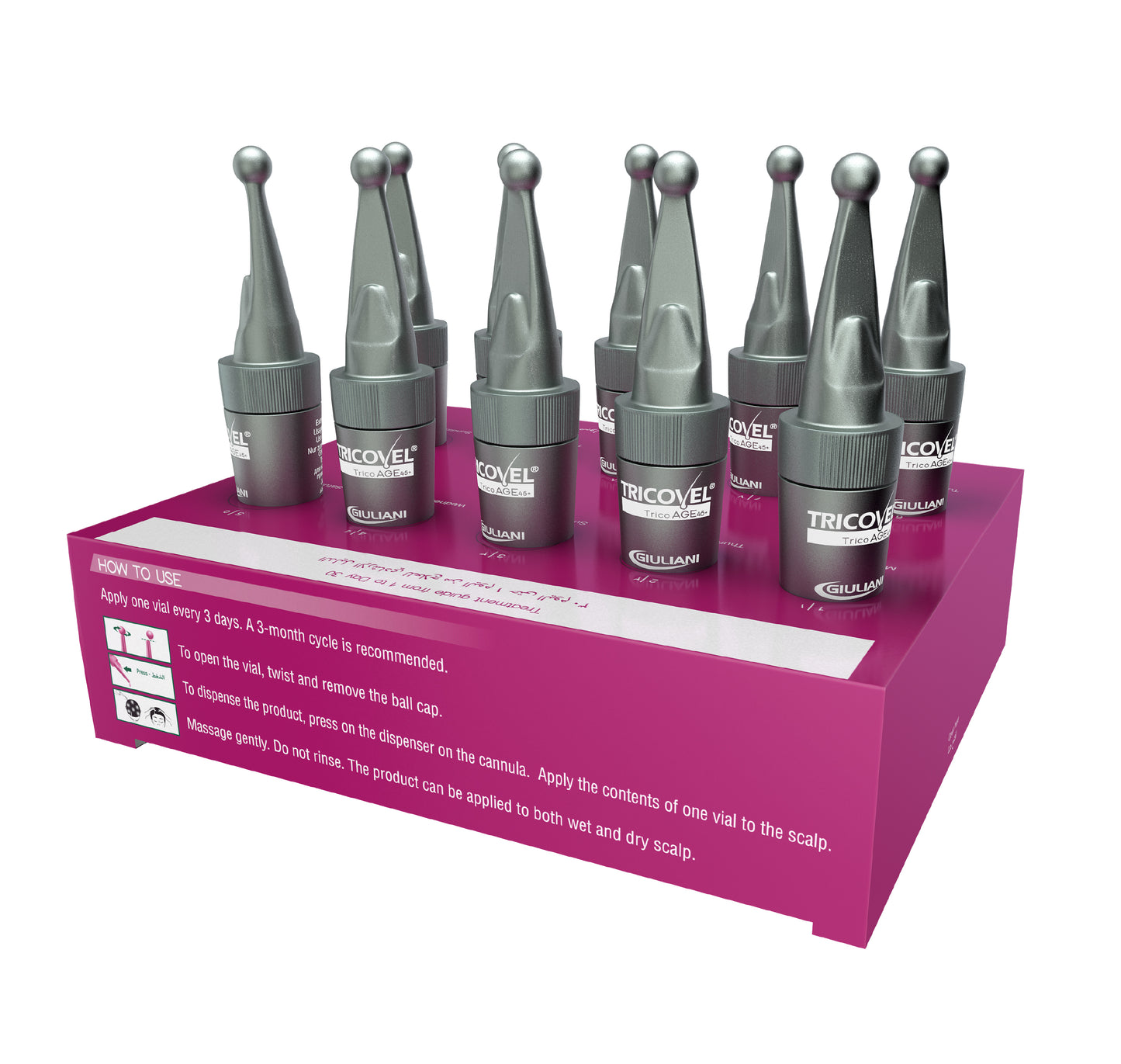 TricoAGE® Permanent Hairloss Treatment 10 Vials - Tricovel |امبوالت تريكوايج