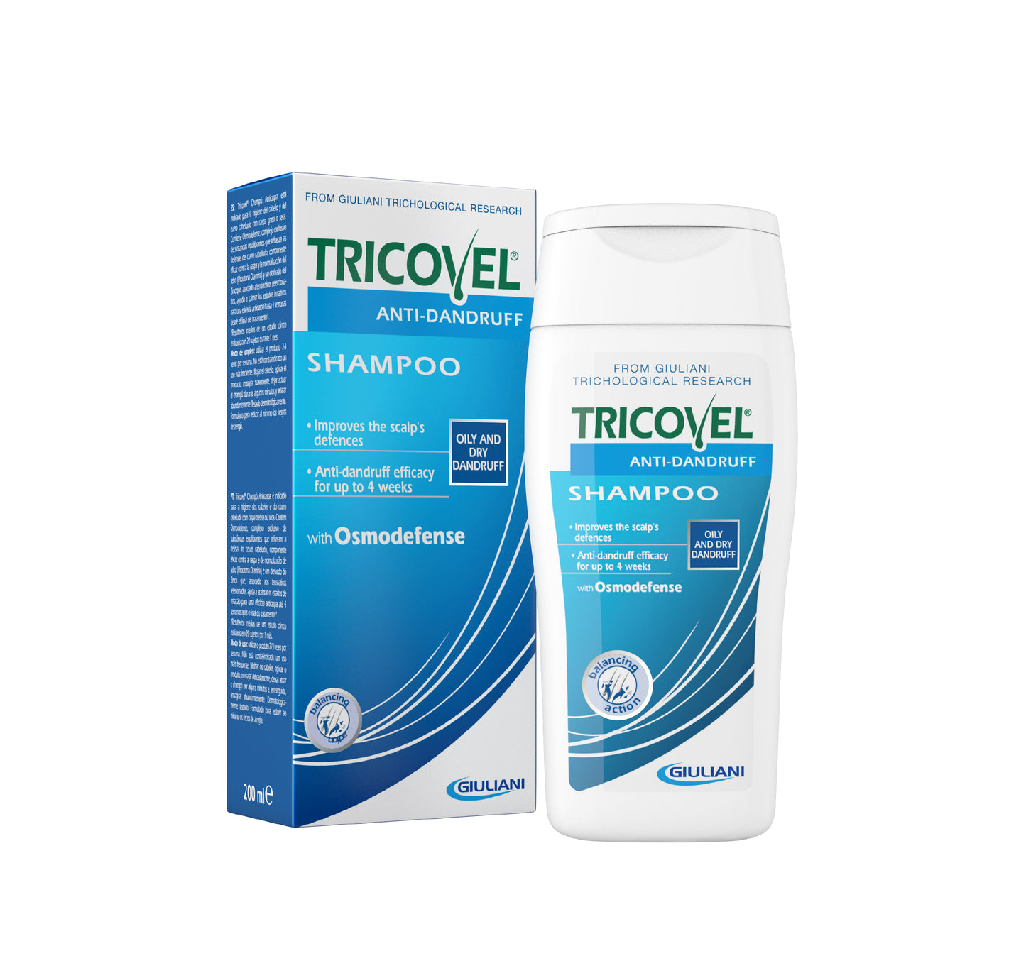 Anti Dandruff Shampoo 200ml - Tricovel | تريكوفيل شامبو ضد القشرة