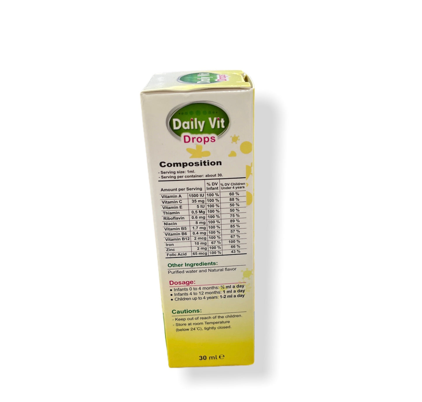 Daily Vit Drops | فاتح شهيه و مكمل غدائي نقط