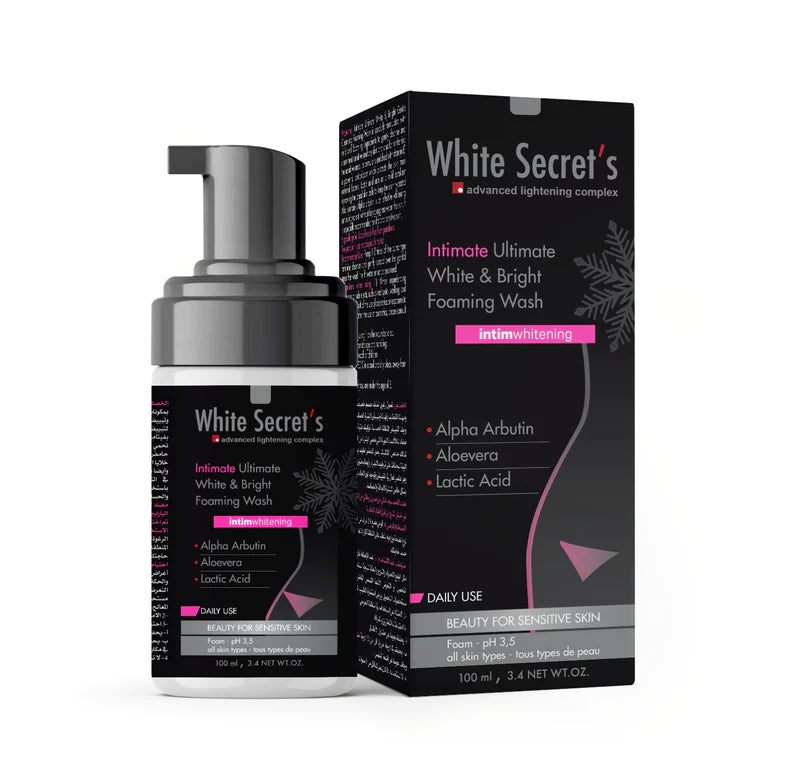 INTIMATE ULTIMATE WHITE & BRIGHT GENTLE CLEANSING FOAMING