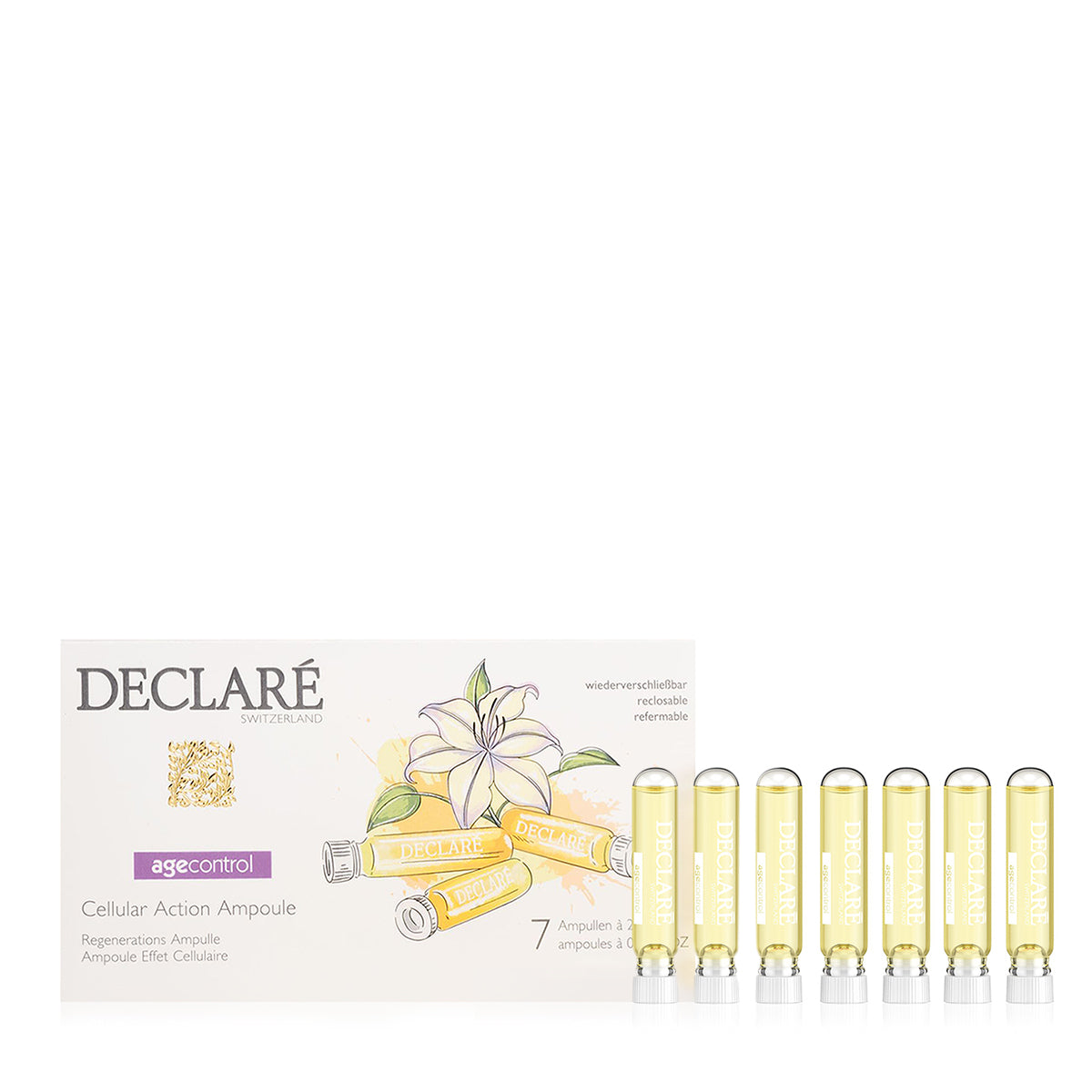 Age Control Cellular Action Ampoule - 7x2.5ml    امبولات اعاده بناء البشرة من جديد للعلاج اليومي والفوري