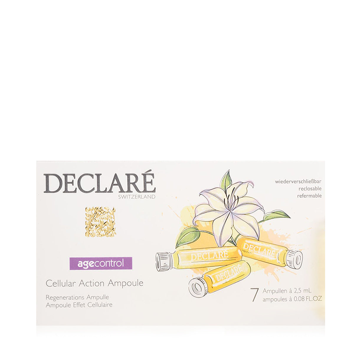 Age Control Cellular Action Ampoule - 7x2.5ml    امبولات اعاده بناء البشرة من جديد للعلاج اليومي والفوري